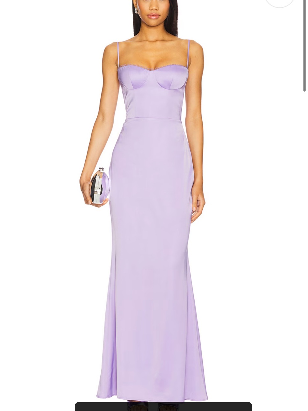 Katie May Lilac Spaghetti-Strap Maxi Dress